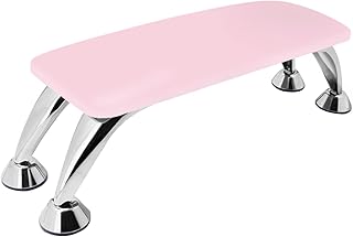 Auch Nail Arm Rest for Acrylic Nail Hand Rest for Toenails Feet Rest Nail Table with 4 Stainless Steel Stands, Manicure Armrest Cushion Nail Feet Rest Pillow Microfiber Leather Nail Stand (Nail Arm Rest)