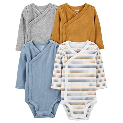 Simple Joys by Carter’s unisex-baby 4-pack Side Snap Bodysuit