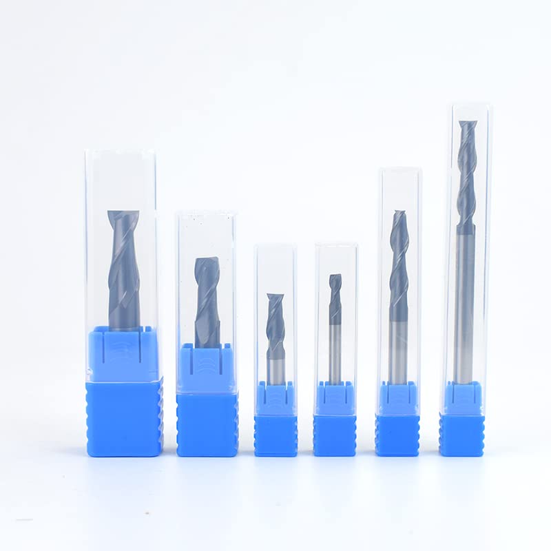 frezy trzpieniowe, Frez czołowy powlekany stalą wolframową HRC, średnica 1-20 mm, różne rozmiary(Hrc 58 4f,5.0x13xD6x50mm)