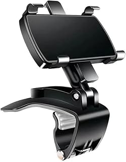 حامل موبايل يثبت على التابلوه بمشبك يدور 360 درجة للملاحة في السيارة، مناسب لالهواتف الذكية (كود: 4042) - من كابر تريد