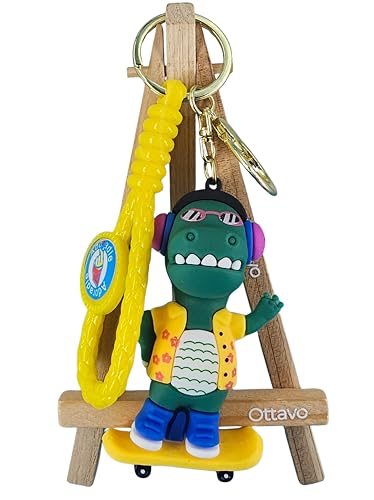 Image of OTTAVO Cute Cartoon 3D Silicone High -Quality PVC Material Keychain, Suitable for Boys and Girls - Pack of 1.