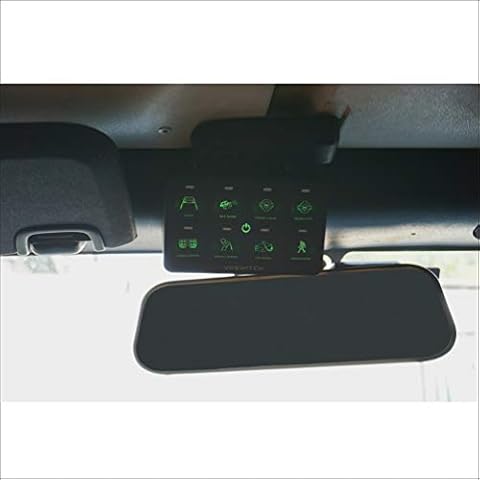 Voswitch JK100 Overhead Programmable Switch Panel Power Control System for Jeep Wrangler JK JKU 2007-2018 Cover