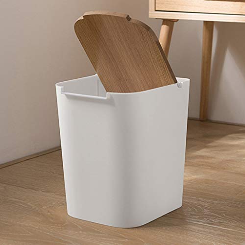 Caneca de basura para hogar cocina blanco miniatura 4