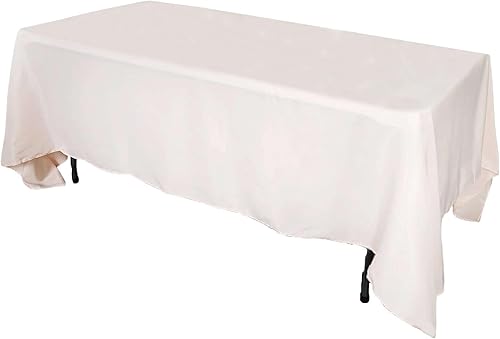 Vista 148 de Efavormart - Mantel rectangular, 60 x 102 pulgadas, resistente a las manchas y a las arrugas, lavable, mantel decorativo oblongo de tela de Amatista