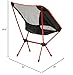 Wealers Compact Foldable Beach Backpacking Chair Potable Stool Made of Ultra Lightweight Aluminium Alloy Super Comfort Perfect for Sport Outdoor Events, Camping, Fishing, Picnic