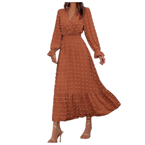 Robe de soirée légère avec poches et grand ourlet fluide pour silhouette élancée
