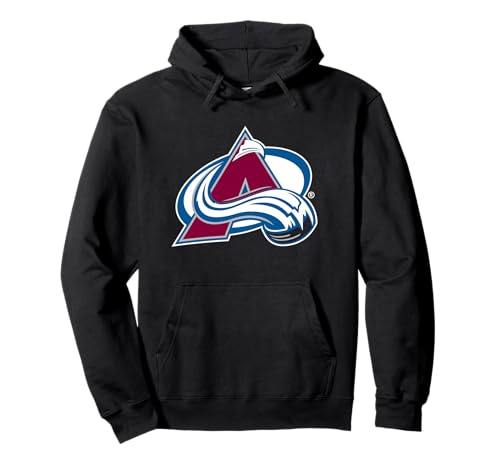 Colorado Avalanche Icon Black Officially Licensed Pullover Hoodie