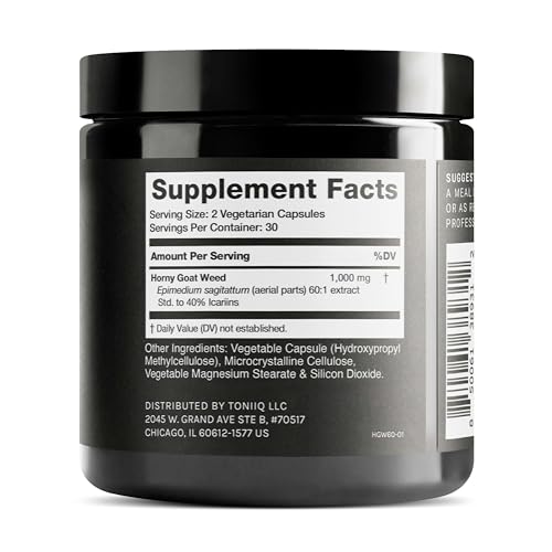 Toniiq Super Strength Horny Goat Weed