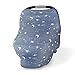 Itzy Ritzy 4-in-1 Nursing Cover, Car Seat Cover, Shopping Cart Cover and Infinity Scarf â€“ Breathable, Multi-Use Mom Boss Breastfeeding Cover, Car Seat Canopy, Cart Cover & Scarf, Constellation