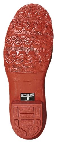 Ranger Swamp 16" Heavy-Duty Men's Rubber Work Boots, Black & Red (A383)2