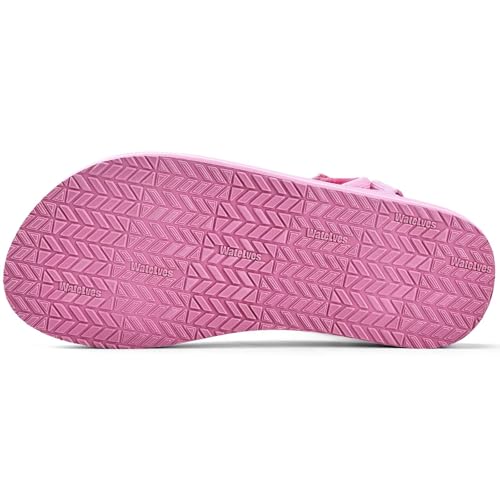 Image of WateLves Womens-Sport-Sandals Hiking Sandals with-Arch-Support Webbing-Outdoor-Beach-Water-Sandals for Travel-Walking-Trekking-Camping