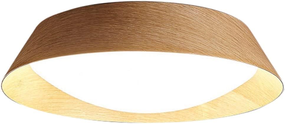 Plafonnier LED rustique en bois bronze pour transformer l'ambiance de votre couloir