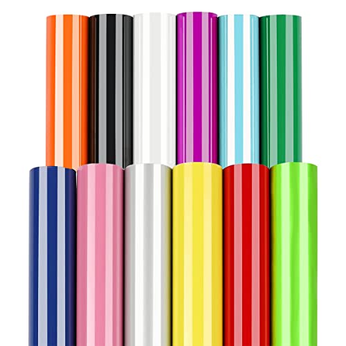 VENITOR Puff Vinyl Heat Transfer 12*10 -12 Sheets Assorted Colors