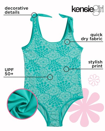 Kensie Girl Bathing Suit - UPF 50+ Quick Dry One-Piece Swimsuit (Little Girl/Big Girl)2