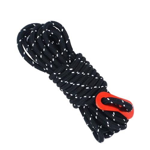 Reflektierendes Seil, 4 mm, reflektierendes Seil, Outdoor-Ausrüstung, Stall und verschleißfest, für Zelte, Zelte