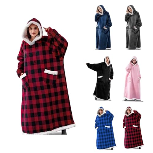 Recopilación y reviews de Costco tv para comprar hoy. 37 MiDiLi Manta con Capucha de Gran tamaño, Sudadera con Capucha de Franela Sherpa, Manta Grande de Felpa cómoda con Capucha, Bolsillos y Mangas para Adultos, Mujeres y Hombres,...