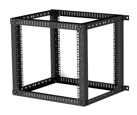 Image of XtremeMiner 19 Inch U Rack Mount Server Frame 18 Inch Depth (9U-18in Deep-Wall Mount)