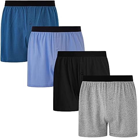 INNERSY Loose Fit Cotton Boxer Shorts Pack Cover