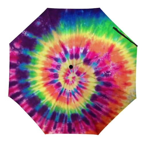 Parapluie pliant anti vent et pluie avec motif coloré vibrants