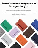 MOFT Portfel Magnetyczny, Smukły Portfel Na 8 Kart Z Magnesem, Portfel Z Zatrzaskiem I Mechanizmem, Z Ochroną Rfid, Minimalistyczny Portfel Podróżny Movas Z Wegańskiej Skóry Dla Kobiet I Mężczyzn