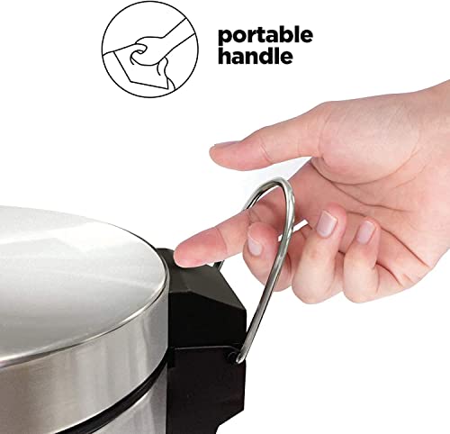 Image of Eco Tone Stainless Steel Step-On Plain Pedal Garbage BIN with Plastic Bucket (5 LTR)