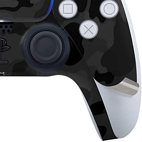 Skinit Decal Gaming Skin Compatible with PS5 Digital Edition Bundle - Shark Teeth Grey Street Camo Design