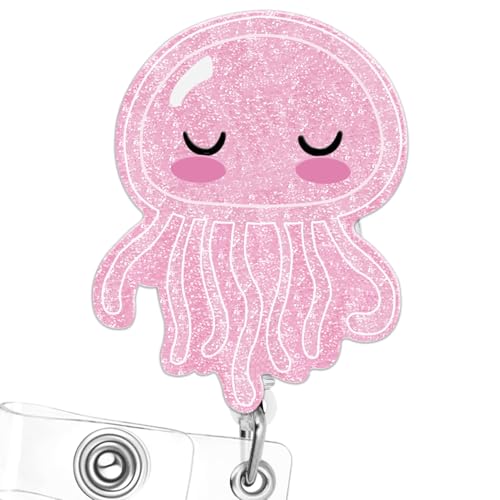 Carrete de insignia de enfermera, retráctil, divertido, accesorios de carrete, clip de identificación para enfermería, médico, estudiante, profesor, asistente de trabajo médico, MA CNA RN ER, regalos