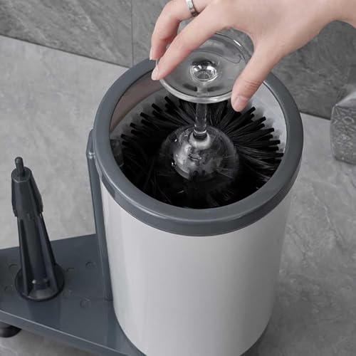 Lavadora automática de Vasos - Limpiadora Comercial de Copas de Vino con Cepillo de Nailon para restaurantes, Bares, hoteles y Servicios de Catering - Una solución eficiente Que Ahorra Tiempo.