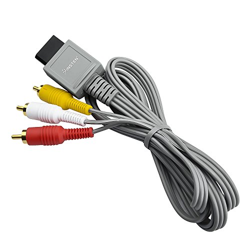 Insten AV Composite Cable Compatible with Nintendo Wii U, Model:, Electronics & Accessories Store