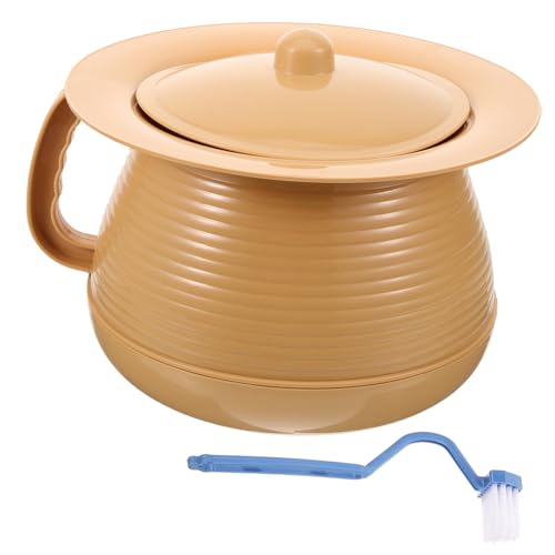 Loigohon 家庭用プラスチック便器 コンパクト設計 ? 蓋付きポータブル尿バケツ 子供や高齢者のトイレトレーニングに 自宅・病院向け
