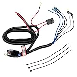 MTRPS Horn Wiring Harness Relay Kit for Car, 12V 80A 4 Pin SPST Double Horn Relay Harness, Automotive Relay Wiring Kit for Car Truck Motorcycle Grille Mount Blast Tone Horns