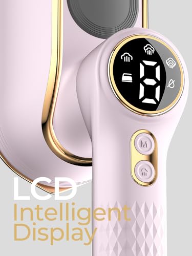 Image of NIASSO Travel Steamer, 1200W Portable Handheld Fabric Steamer for Clothes | 4Modes with LCD Display, Powerful Wrinkle Remover, 150ML Water Tank, 10S Fast Heat-Up, 120V Only (Not for Europe), Pink