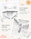 WYTbaby Baby Overall Winter Fleece Schneeanzug Baby Warm Romper mit Kapuze Herbst Winter für Jungen Mädchen 0-3 Monate