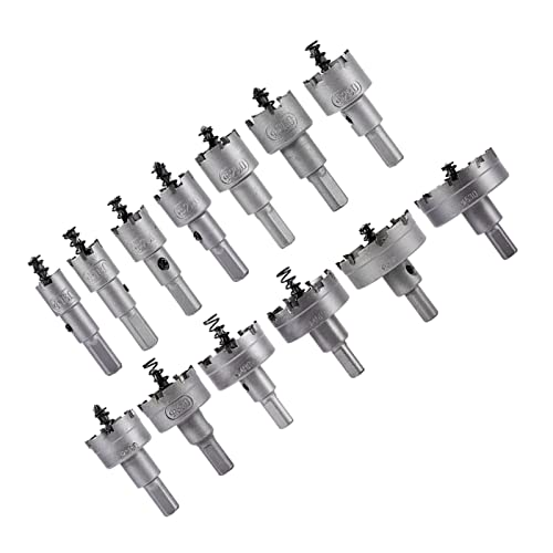 Set de brocas perforadoras de acero inoxidable 13 pzas miniatura 1
