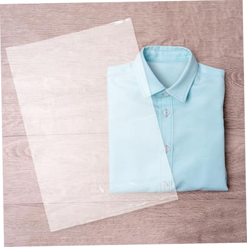 Amosfun 10Pcs Transparent Plastic Storage Bags for Clothes Clear Garment Bags for Easy Organization of Shirts Pants and Merchandise4