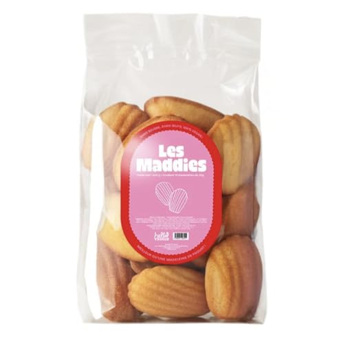 Magdalenas Veganas Esponjosas - Sin Huevo, Sin Leche, Sin Mantequilla - Bizcochos Veganos Gourmet - Snack Vegano Artesanal - Textura Tierna y Jugosa - Elaboradas en Francia - Hello Veggie