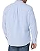 Amazon Essentials Slim-Fit Dress Shirts for Men - Long-Sleeve, Pocket, Button-Down Oxford Shirt, Blue, Large