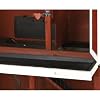 TRIXIE natura Outdoor Rabbit Hutch with Run - 2-Story Rabbit Cage with Non-Slip Ramp - Medium Elevated Small Animal House with Secure Playpen, Hinged Roof & Pull-Out Tray - in Auburn/White #5