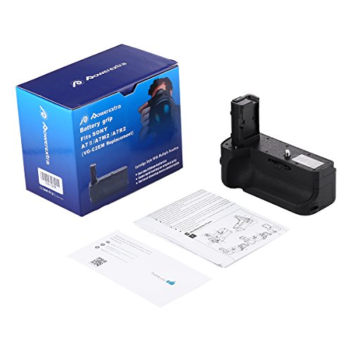 Powerextra Vg-C2Em Vertical Battery Grip Replacement For Alpha A7Ii/A7S Ii/A7R Ii Digital Slr Camera Work With Np-Fw50 Battery #TOP6