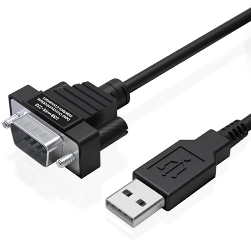 Convertisseur USB vers RS232 de 1m adaptateur de câble série DB9 mâle