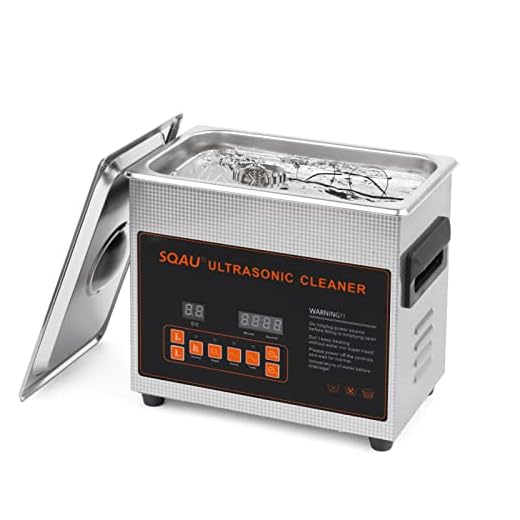 SQAU Ultrasonic Cleaner Machine 3L with Heater and Timer, Lab Proffessional Ultra Sonic Cleaner Machine for Jewelry Glasses Cleaner 304 Stainless Steel Ultra Sonicare Cleaner