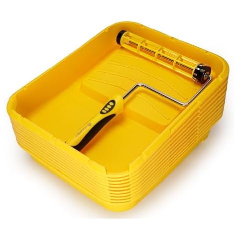 Voomey Paint Tray Liner,Plastic Paint Tray 9 inch,Paint pan, 11pack,for Painters, Home Wall Painting and DIY Projects Cover