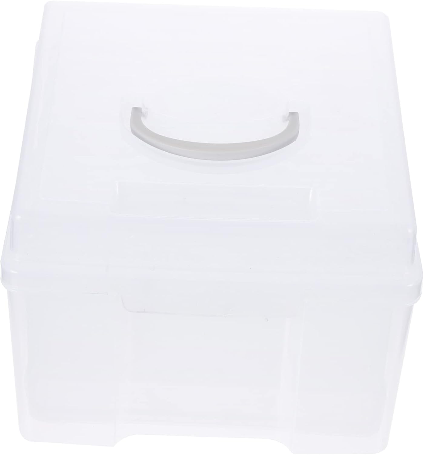 MERRYHAPY 1set Photo Storage Boxes Multi-functional Organizers for Photos and Cards Storage Case Handles Tidy up Your Space Convenient Boxes