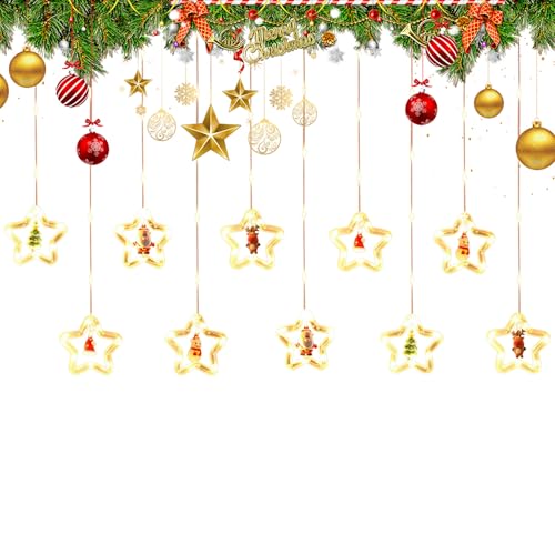Lumières de fenêtre de Noël esthétiques et éclairage à intensité variable - 2