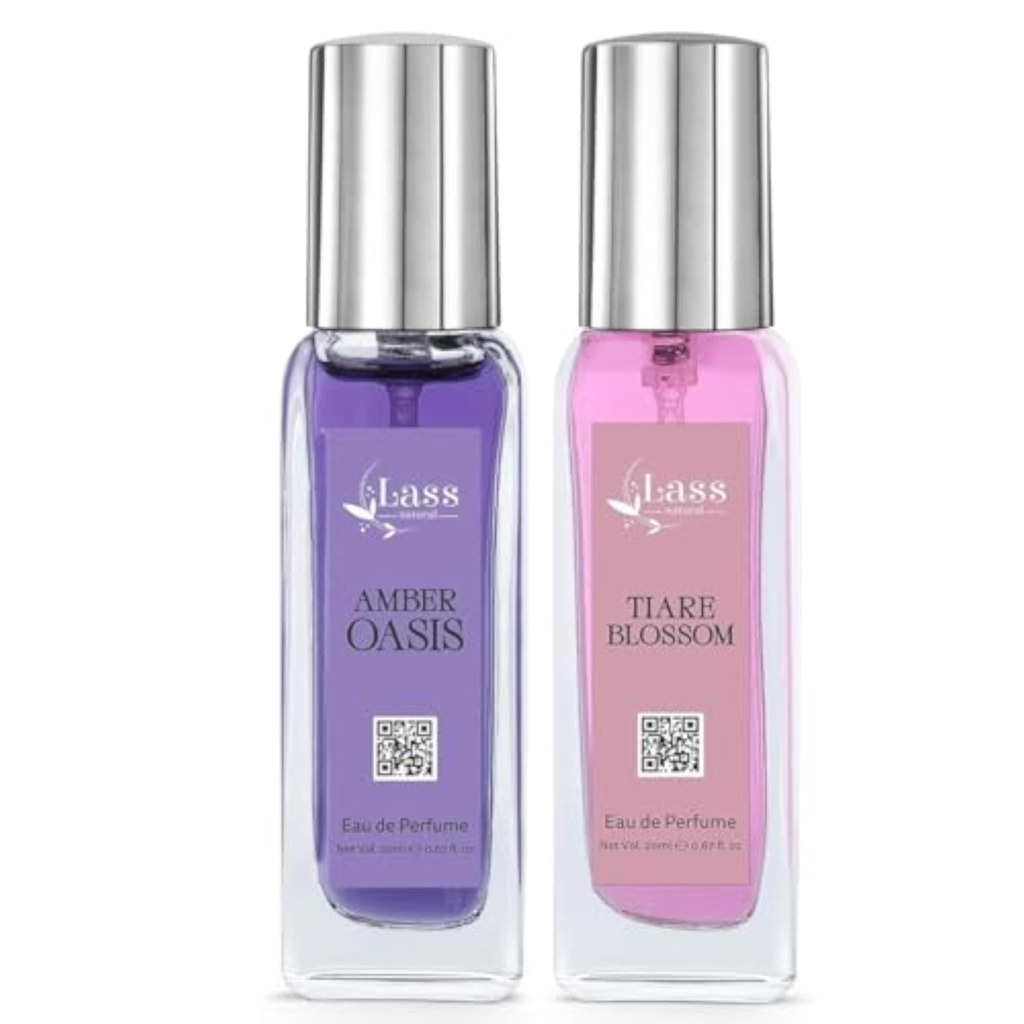 Women’s Perfume Gift Set, Amber Oasis & Tiare Blossom
