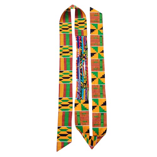 African Print Waist Belts Ankara Women's Colorful 8-Strand Rope Belt Accessory2