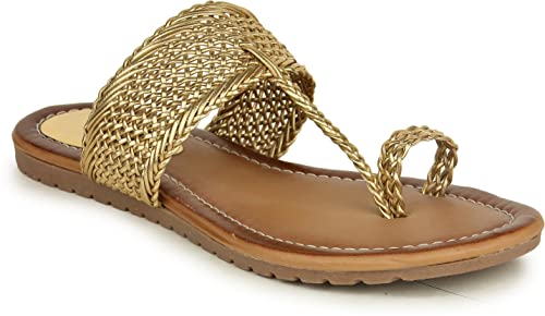 Image of Shoetopia Women's Flat Kolhapuris