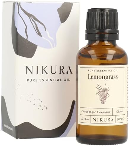 Nikura Clary Sage Essential Oil - 30ml | 100% Pure Natural Oils | Perfect for Sleep, Aromatherapy, Diffusers, Humidifier, Bath | Great for Self Care, Hair | Vegan & UK Made