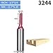 JINLI-CASE RRRren 1/4 Inch 1/2 Inch Shank Industrial Grade Straight Bit Woodworking Tools Router Bit for Wood Tungsten End Milling Cutter (Cutting Edge Length : 3244)