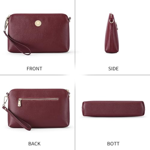 Image of SENDEFN Small Crossbody Phone Purses for Women Vegan Leather Crossbody Bags Shoulder Handbags
